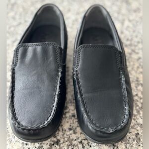 NEW Nordstrom Kid’s Mason Black Faux Leather Loafer Size 13 Little Boys